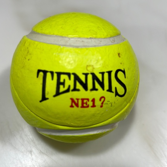 Source Unknown Accents Vintage Tennis Ball Ceramic Votive Candle